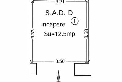 Spațiu comercial, de 15 mp, în P-ța Unirii - 2