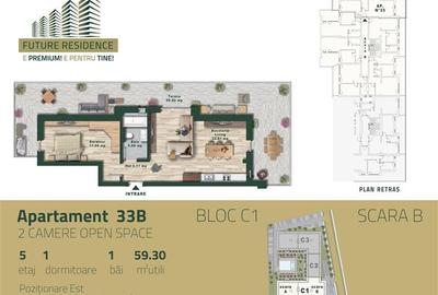 Apartament cu 2 camere decomandat în Torontalului - 2