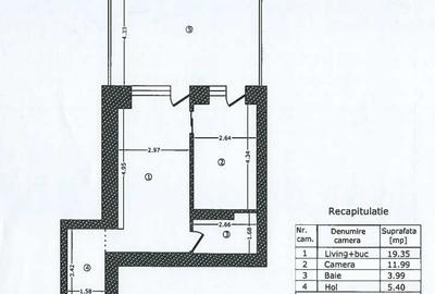 Apartament cu 2 camere semidecomandat, mobilat în Bucureștii Noi - 19