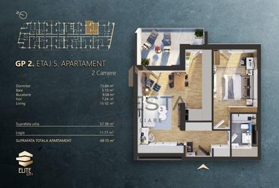 Oportunitate de Investitie! 2 Camere Elite City! - 3