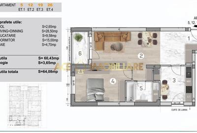 Apartament cu 2 camere în Berceni - 1