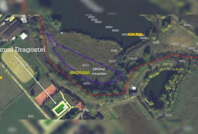 DRUMUL DRAGOSTEI - Teren intravilan 2.800 mp, acces din 2 strazi - 1