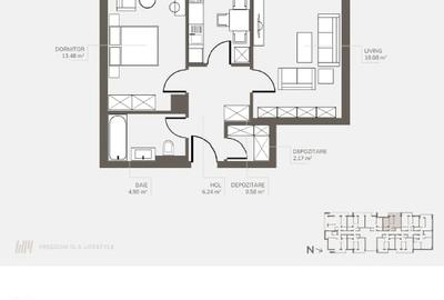 Dezvoltator, Apartament doua camere , Welmont/Rokman - 5