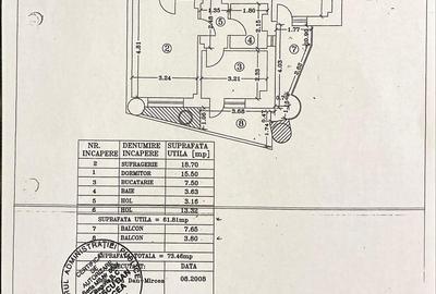 2 camere, 73 mp, mobilat, utilat – Bd. Ion Mihalache - 25