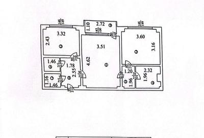 Apartament cu 2 camere semidecomandat, mobilat în Universitate - 15