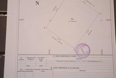 Teren de 1500 mp, în Cernătești - 3