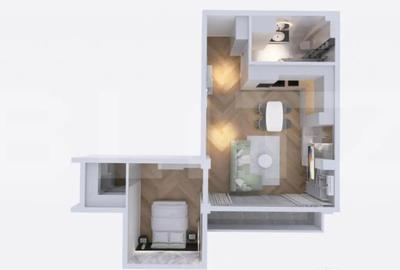 Apartament cu 2 camere decomandat în Iosia - 9