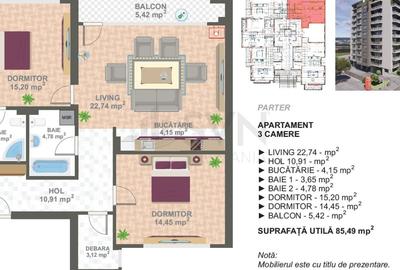 REA1024202 Dezvoltator Marriott 3 Camere Imobil Nou REA1024202 Dezvoltator Marriott 3 Camere Imobil Nou - 7