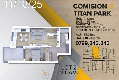 Apartament cu 2 camere decomandat în Theodor Pallady - 1