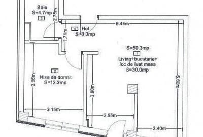 Apartament cu 2 camere semidecomandat în Dâmbul Rotund