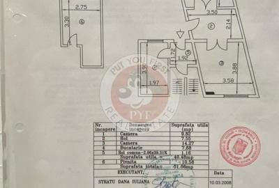 Apartament cu 2 camere decomandat în Șerban Vodă