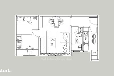 Apartament cu 2 camere în Mihai Viteazul - 6
