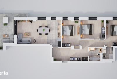 Apartament cu 4 camere în Central - 9