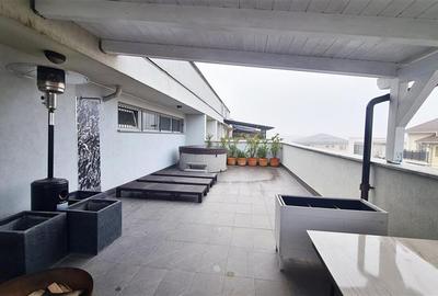 Penthouse cu 3 camere decomandat, mobilat în Girocului - 8