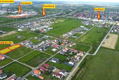 Teren comercial Mosnita, in spate la Kaufland - 1057 servicii, 1014 zona verde - 1