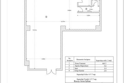 Titulescu, stradal , renovat,spatiu,  suprafata utila  112 mp, - 3