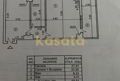 Apartament de închiriat 2 camere și parcare – Băneasa – Petrom City - 35