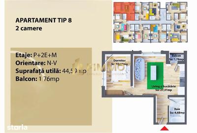 Apartament cu 2 camere în Ipotești - 6