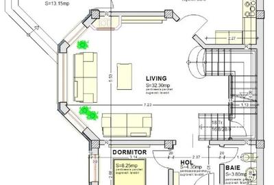 Casă cu 5 camere cu Teren 250 Mp în Km 4 - 5