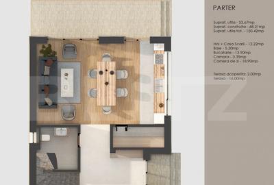 Casa cu 5 camere tip duplex, impecabila, zona Tractorul - 2