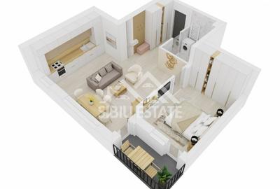 Apartament 2 camere de vanzare, Doamna Stanca, Sibiu, Parcare inclus Apartament 2 camere de vanzare, Doamna Stanca, Sibiu, Parcare inclus - 2