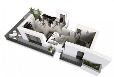 Apartament 2 camere decomandat,44mp,Mamaia,zona Aqua Magic,107.000euro - 4