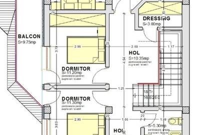 Casă cu 5 camere cu Teren 250 Mp în Km 4