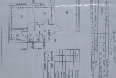 Apartament cu 2 camere decomandat în 1 Mai
