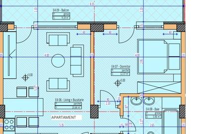 Apartament 2 camere-OBA Urban Residence- Proiect finalizat - 10