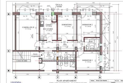 Apartament cu 4 camere decomandat în Piața Centrală - 1