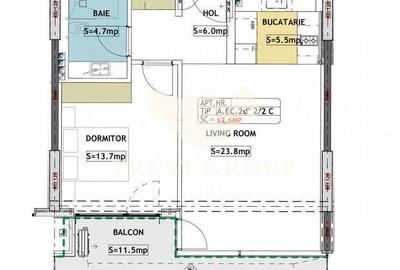 Apartament cu 2 camere decomandat în Tei - 6