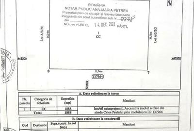 Teren de 2077 mp, în Port