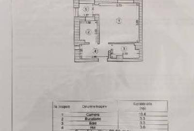 Garsoniera Decomandata cu balcon  Inel 2 - 4
