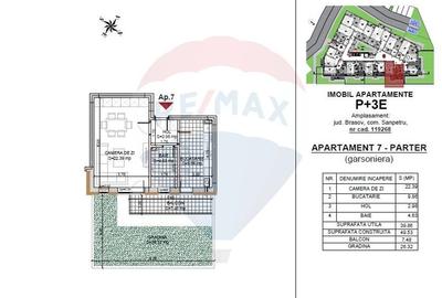 Apartament 3 camere 83,68 mp cu gradina 60.42mp  si balcon 6.51mp - 9