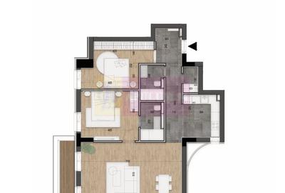 Apartament cu 4 camere decomandat în Central - 1