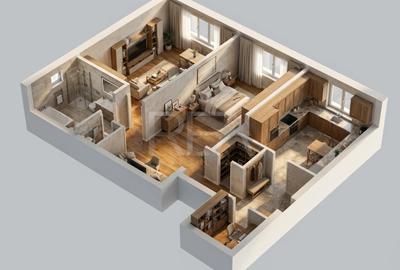 Apartament cu 2 camere semidecomandat în Vitan - 2