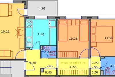 Tomesti - 3 camere decomandat - etajul 2 - 2