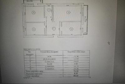 Apartament cu 3 camere decomandat în Baza 3 - 7