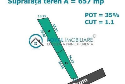 Teren de 1000 mp, în Valea Călugărească - 1