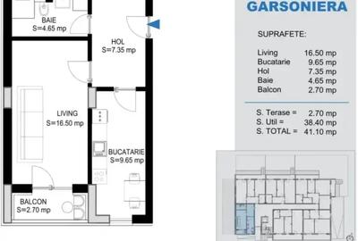 Ultima Garsoniera Decomandata Pallady Metrou I Bloc Nou Premium - 2