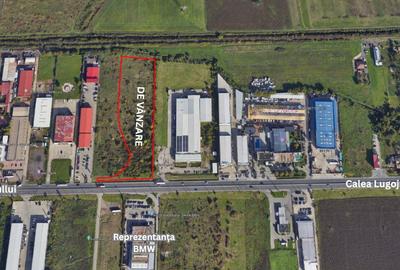 Teren intravilan de vânzare – Comuna Ghiroda, jud. Timiș (Vis-a-vis de BMW) - 2