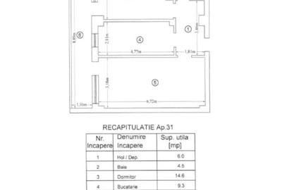 Apartament cu 2 camere decomandat în Copou - 3