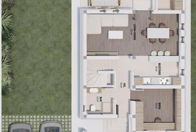 VIND CASA ELEGANTA in EDEN FOREST cu 4-5 camere 2-3 bai P+1+pod incalzire pardos - 7