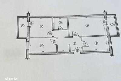 Apartament cu 3 camere în Traian