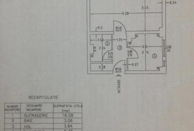Garsonieră decomandată în Prundu