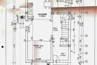 Casă individuală cu 3 camere cu Canalizare în Uiasca - 13