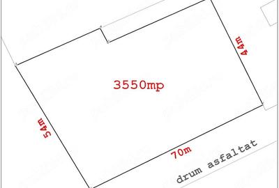 Teren de 3550 mp, în Central