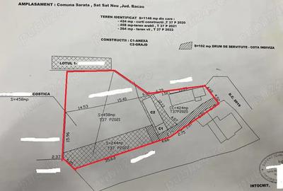 Casa 75 mp si teren 1000 mp Sarata Bacau - 2