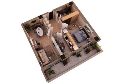 Apartament cu 2 camere decomandat în Central - 4