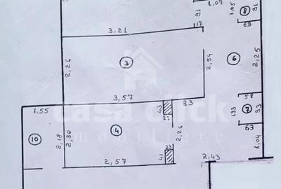 Casă cu 3 camere decomandat în Micro 17 - 1